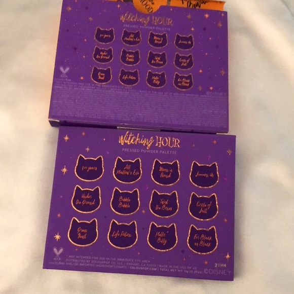 Colourpop x Hocus Pocus Witching Hour 12 Pan Eyeshadow Palette 11g NIB - Picture 6 of 16